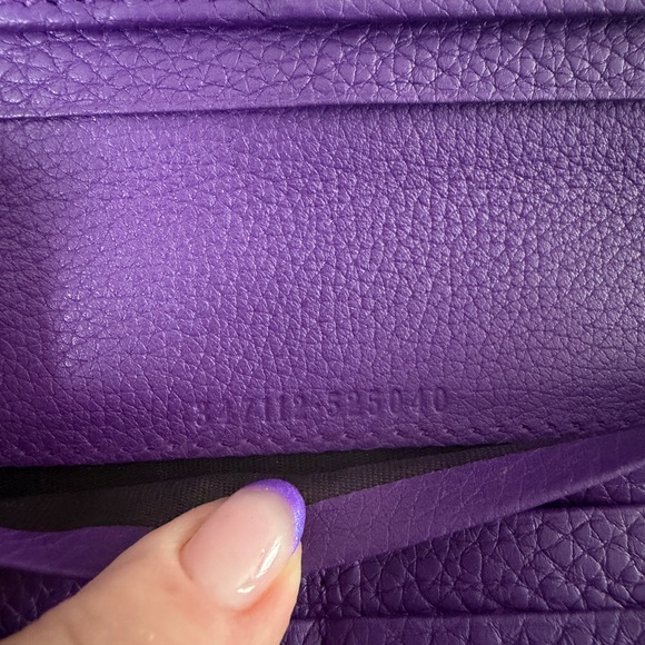 Gucci Vibrant Purple Long Wallet - Picture 6 of 6